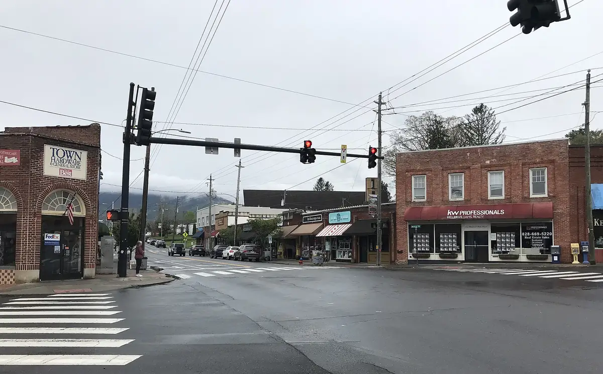 Downtown Black Mountain, North Carolina