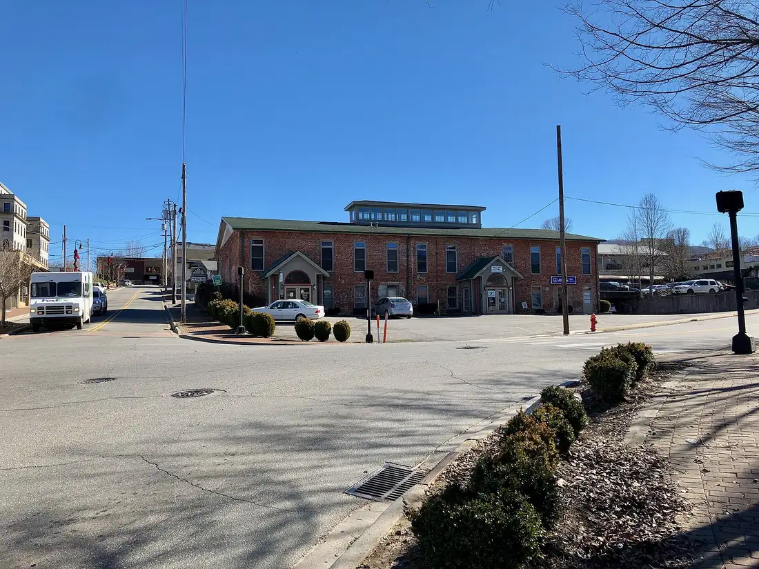 The Old Mill building in Waynesville, NC